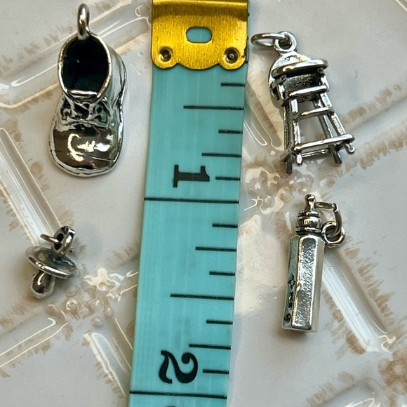Vintage Baby Charm Bundle 925 Sterling Silver NOS - Picture 12 of 12